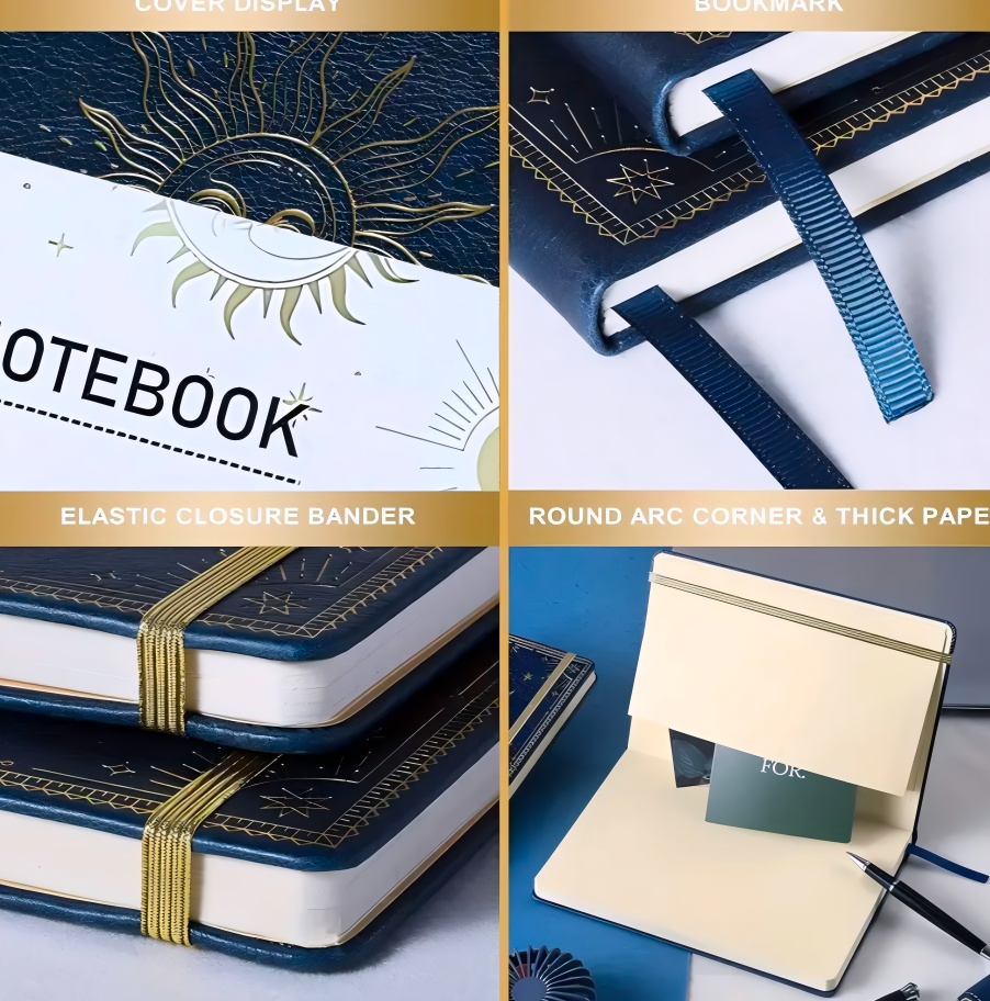 Cuaderno Notebook Estrella – Tapa dura y papel grueso