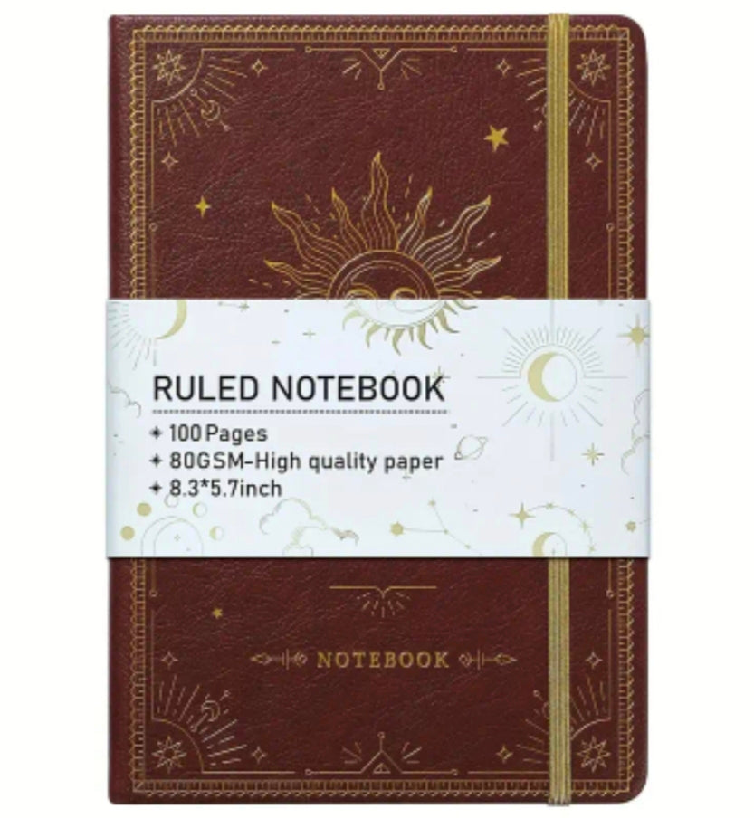 Cuaderno Notebook Estrella – Tapa dura y papel grueso