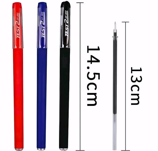 Bolígrafos retráctiles tricolor - Tinta suave