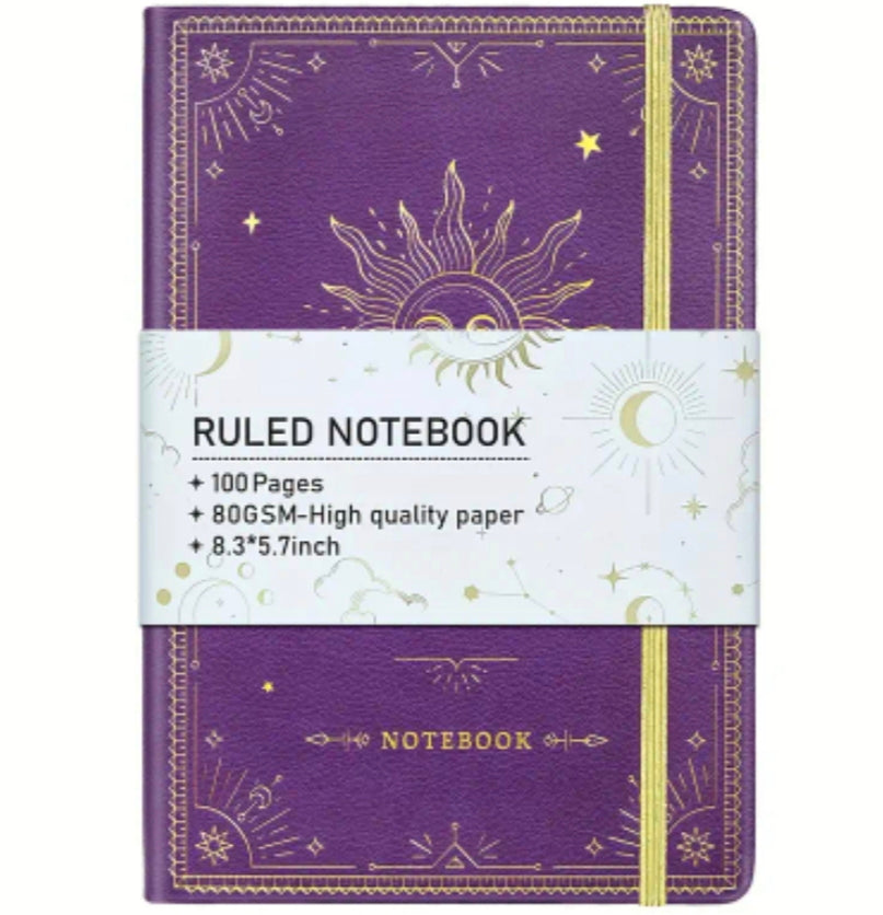 Cuaderno Notebook Estrella – Tapa dura y papel grueso