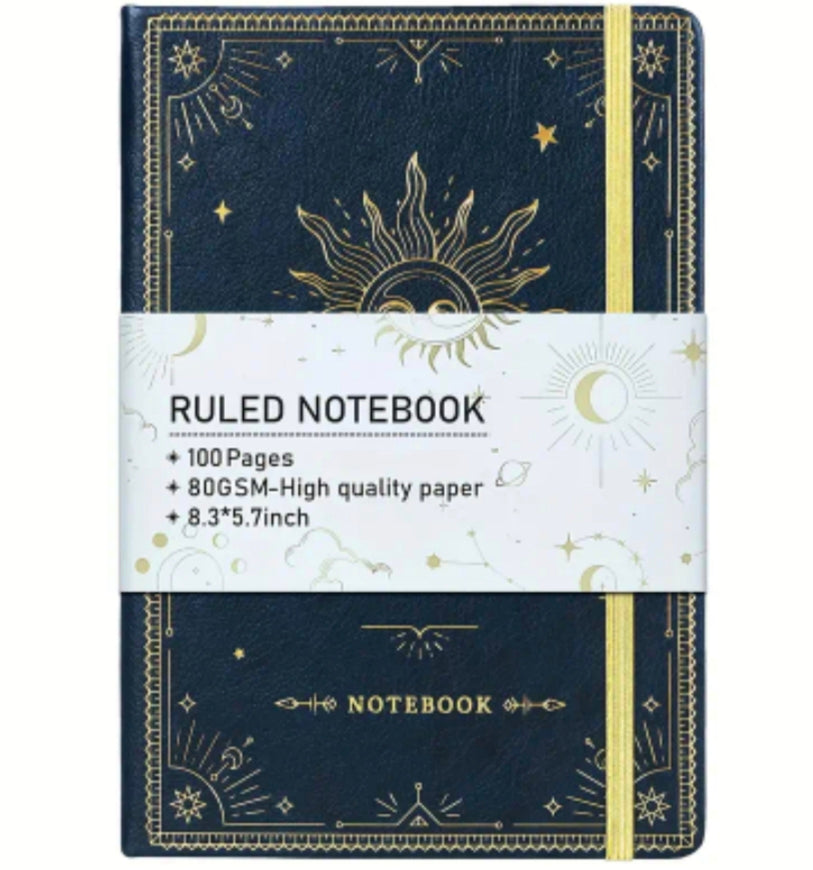 Cuaderno Notebook Estrella – Tapa dura y papel grueso