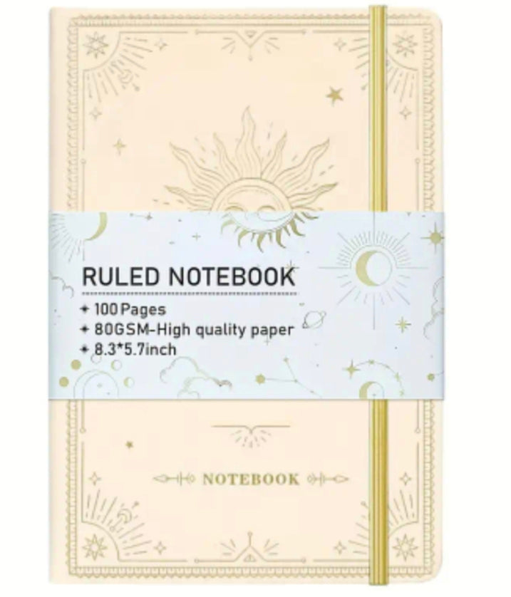 Cuaderno Notebook Estrella – Tapa dura y papel grueso